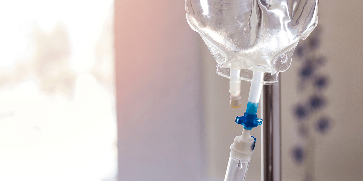 IV bag hanging