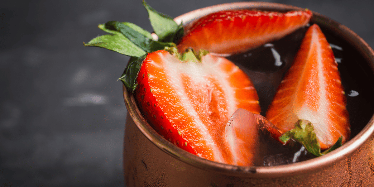 Gut-Friendly Strawberry Mule Mocktail